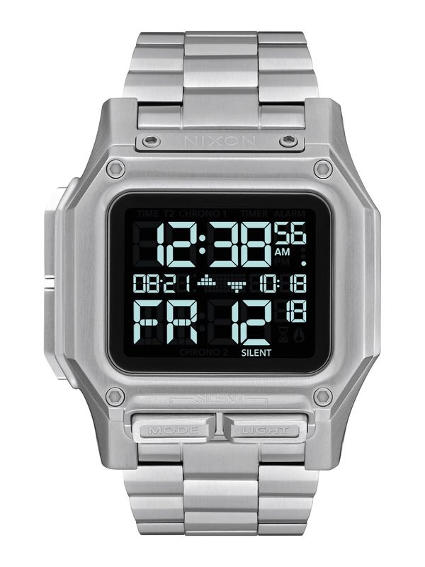 Nixon Nixon Цифров часовник 'Regulus SS'  черно / сребърно