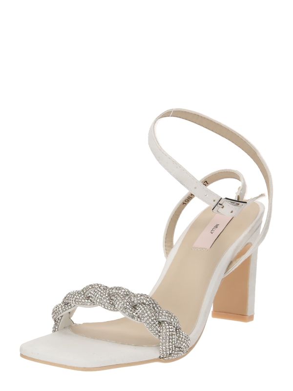 NLY by Nelly NLY by Nelly Сандали  сребърно / бяло