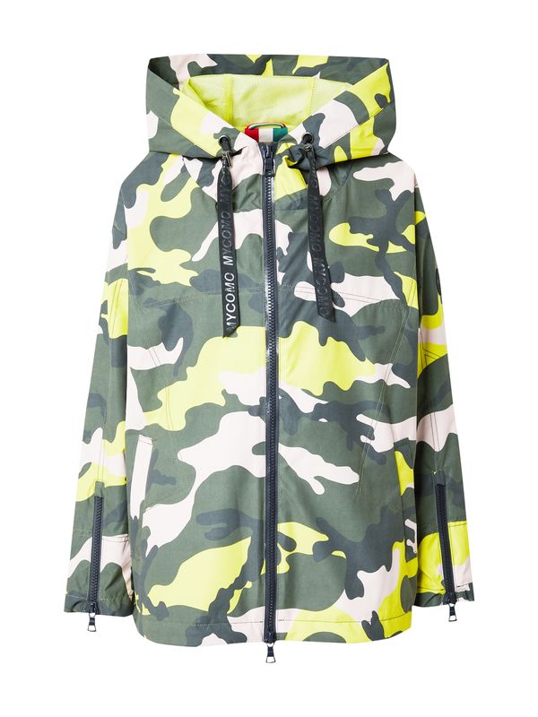 No. 1 Como No. 1 Como Преходно яке 'Preci'  жълто / каки / тъмнозелено / бяло