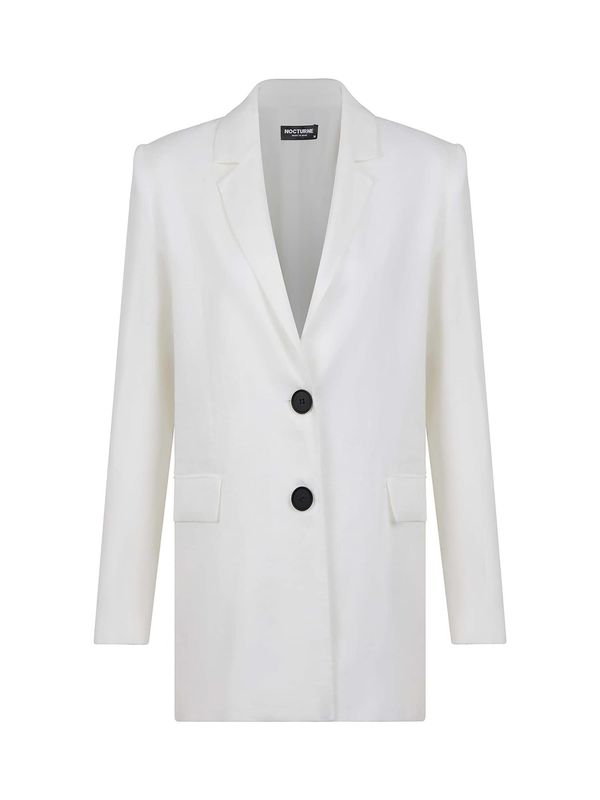 NOCTURNE NOCTURNE Блейзър  мръсно бяло