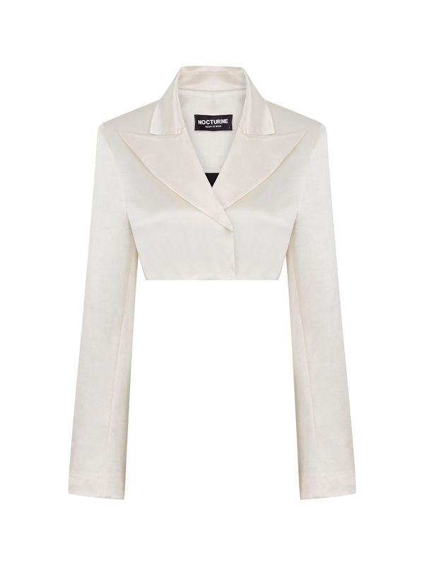NOCTURNE NOCTURNE Блейзър  мръсно бяло