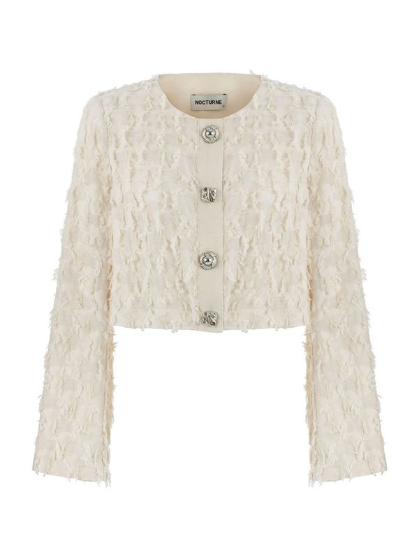 NOCTURNE NOCTURNE Блейзър  мръсно бяло