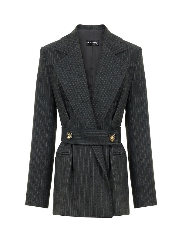 NOCTURNE NOCTURNE Блейзър  злато / антрацитно черно