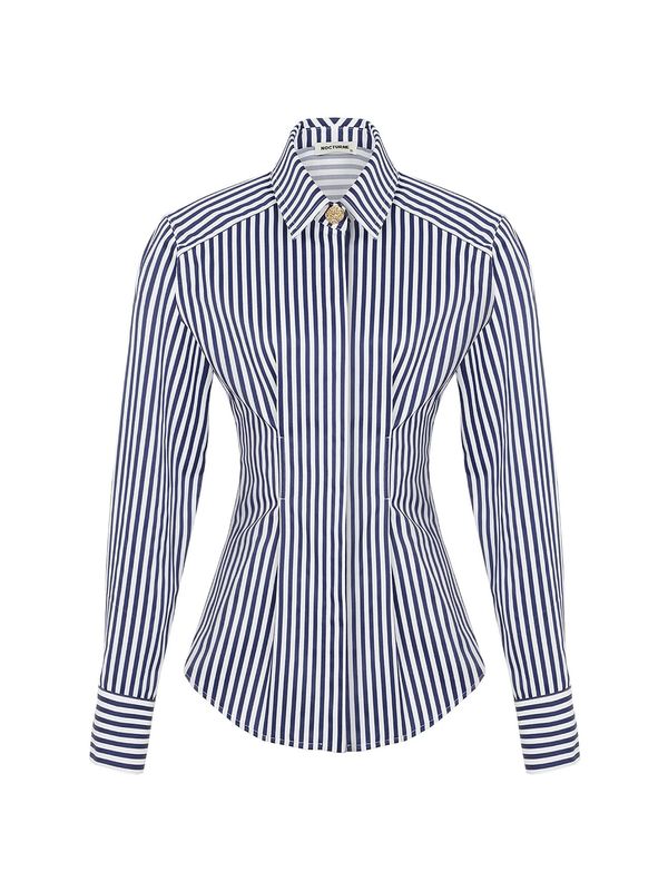 NOCTURNE NOCTURNE Блуза  морскосиньо / бяло