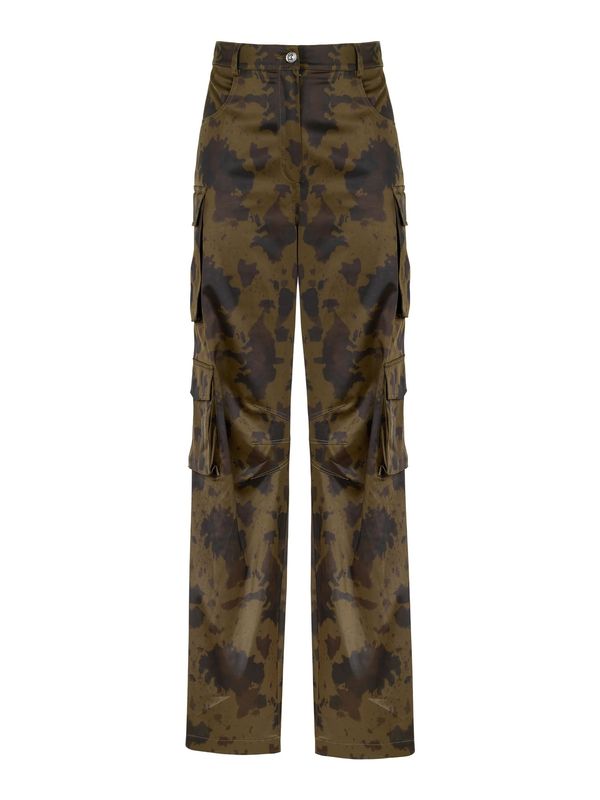 NOCTURNE NOCTURNE Карго панталон  умбра / тъмнокафяво / черно