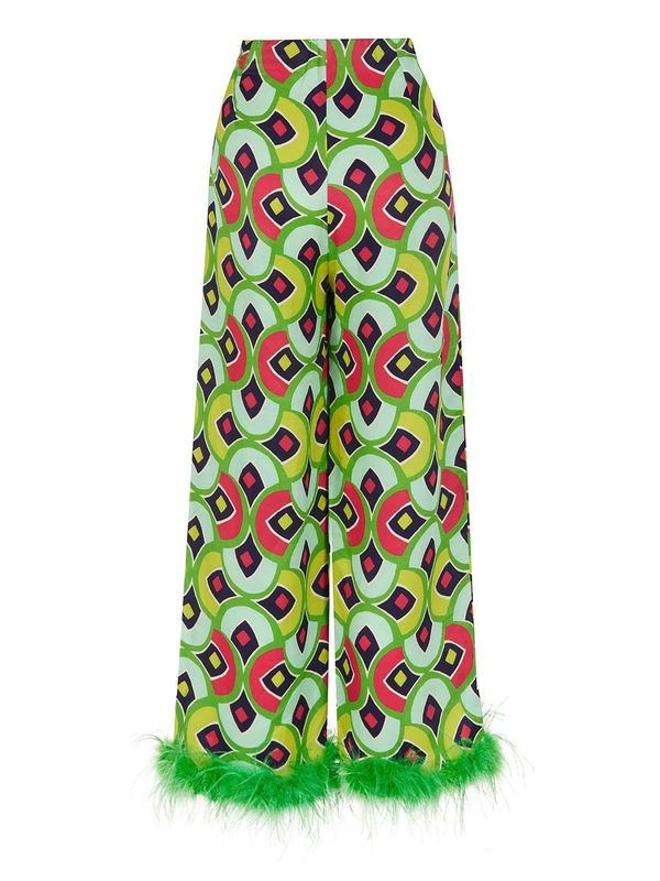 NOCTURNE NOCTURNE Панталон  лимон / светлозелено / червено / черно