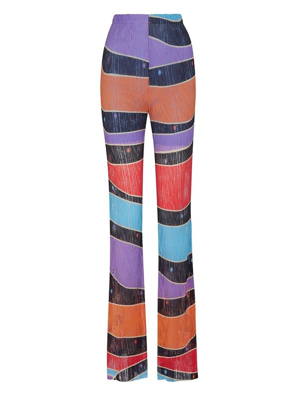 NOCTURNE NOCTURNE Панталон  нейви синьо / светлосиньо / лилав / оранжево