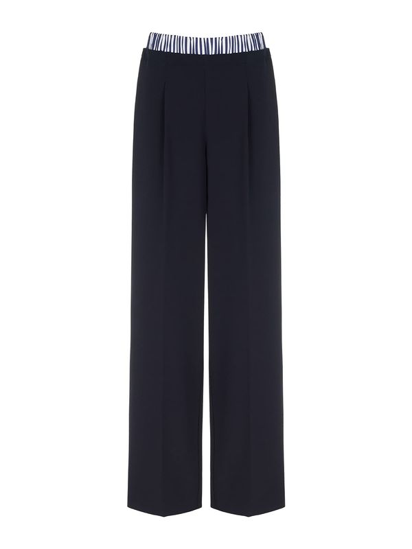 NOCTURNE NOCTURNE Панталон с набор  морскосиньо / нейви синьо / бяло