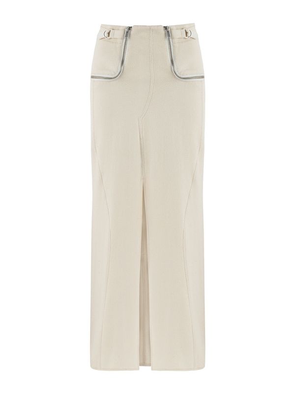 NOCTURNE NOCTURNE Пола  мръсно бяло / бял деним