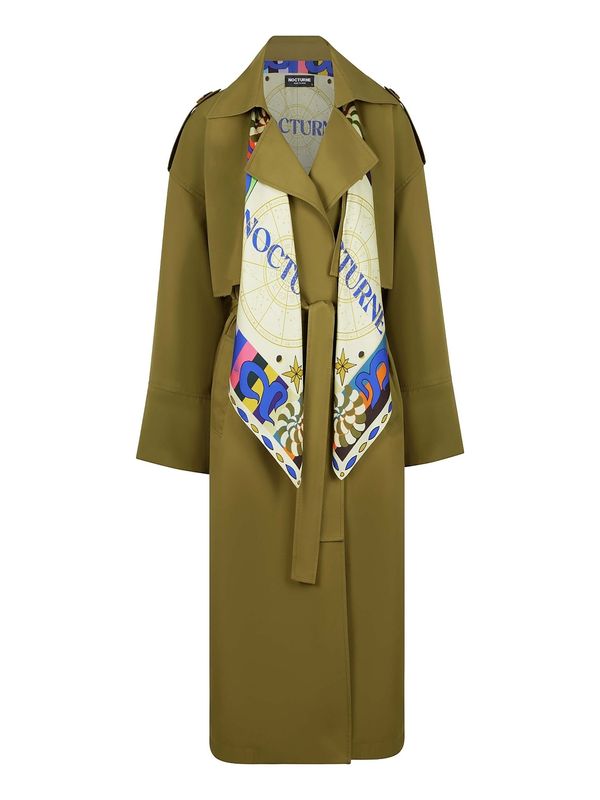 NOCTURNE NOCTURNE Преходно палто  маслина