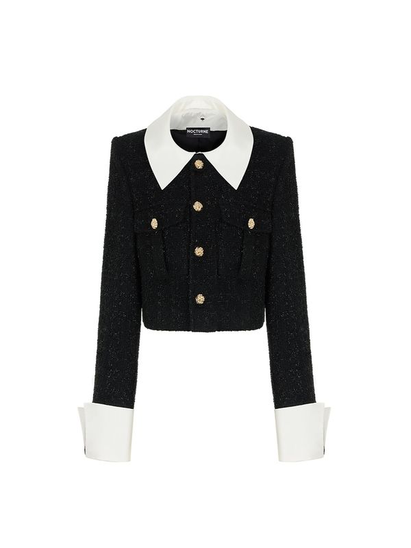 NOCTURNE NOCTURNE Преходно яке  черно / бяло