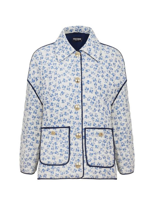 NOCTURNE NOCTURNE Преходно яке  синьо / черно / бяло