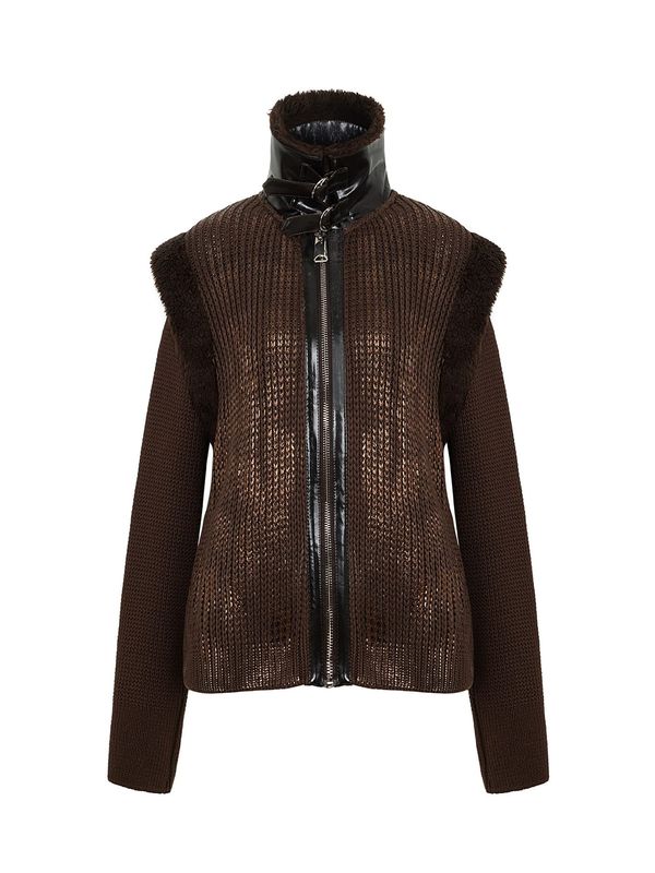 NOCTURNE NOCTURNE Преходно яке  тъмнокафяво / черно