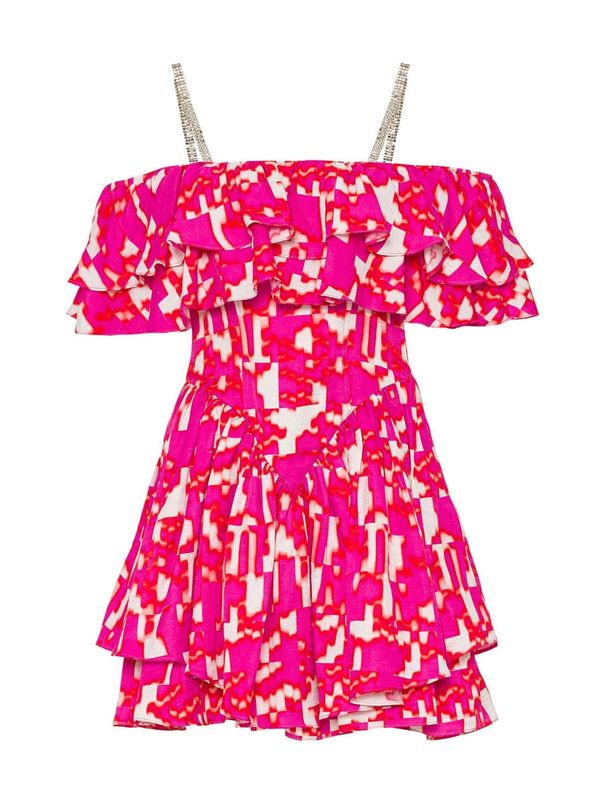 NOCTURNE NOCTURNE Рокля  бледорозово / червено / бяло