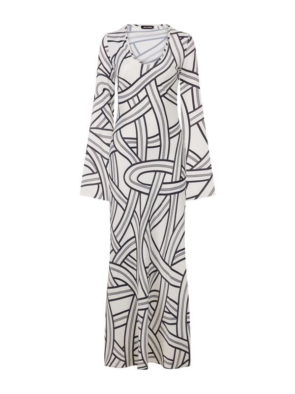 NOCTURNE NOCTURNE Рокля  черно / бяло