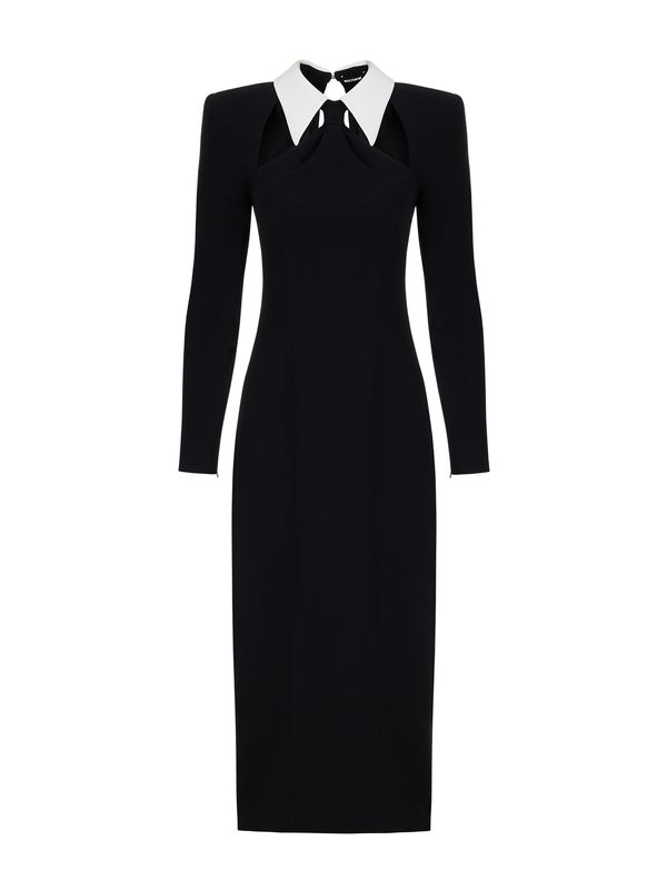 NOCTURNE NOCTURNE Рокля  черно / бяло