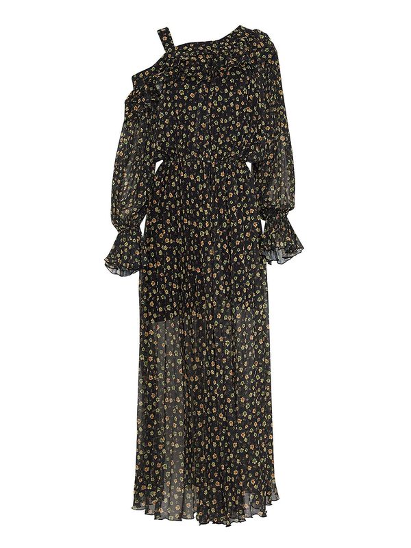 NOCTURNE NOCTURNE Рокля 'Hera'  жълто / тъмнозелено / червено / черно