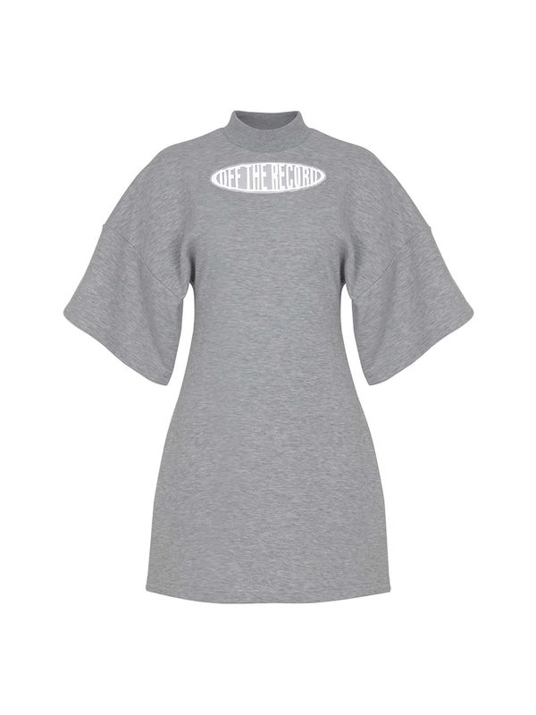 NOCTURNE NOCTURNE Рокля  сиво / бяло