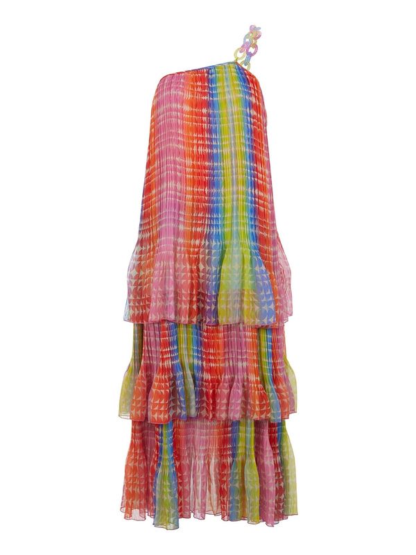 NOCTURNE NOCTURNE Рокля  светлозелено / оранжево / светлорозово / червено