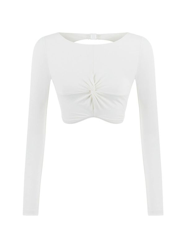 NOCTURNE NOCTURNE Тениска  мръсно бяло