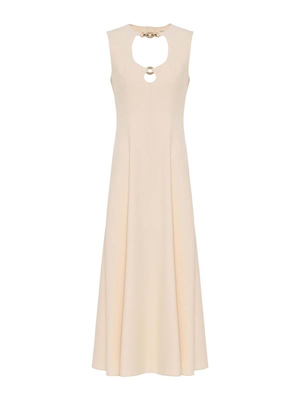 NOCTURNE NOCTURNE Вечерна рокля  кремаво / злато