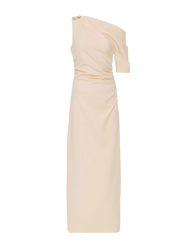 NOCTURNE NOCTURNE Вечерна рокля  мръсно бяло