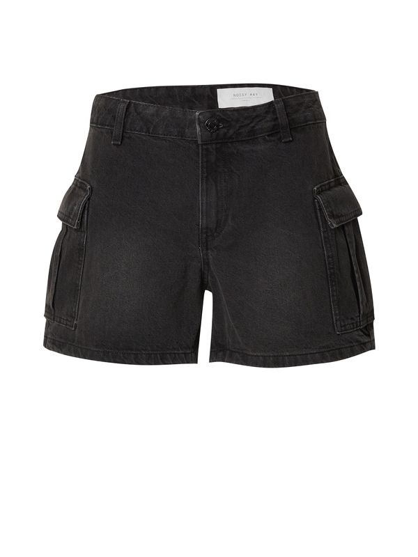Noisy may Noisy may Карго дънки 'SMILEY'  черен деним