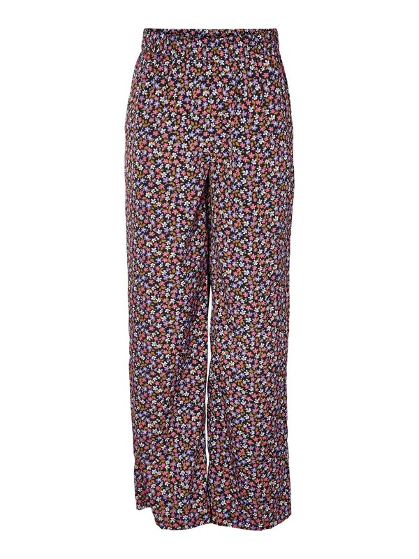 Noisy may Noisy may Панталон 'RUE'  кафяво / светлолилаво / черно / мръсно бяло