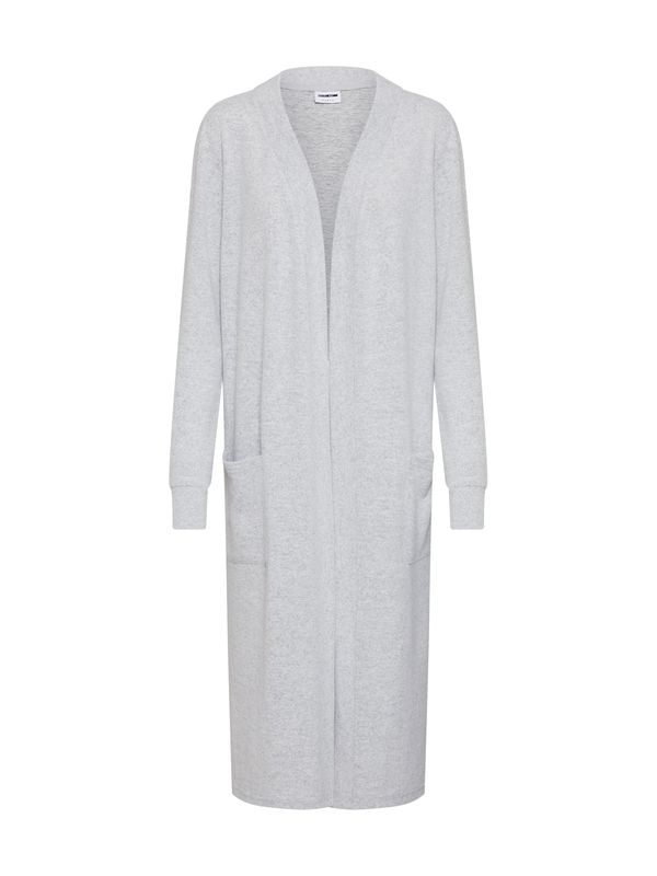 Noisy may Noisy may Плетена жилетка 'City'  светлосиво / сив меланж