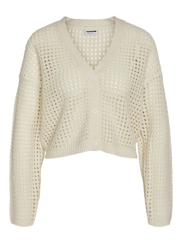 Noisy may Noisy may Плетена жилетка 'Hope'  бяло