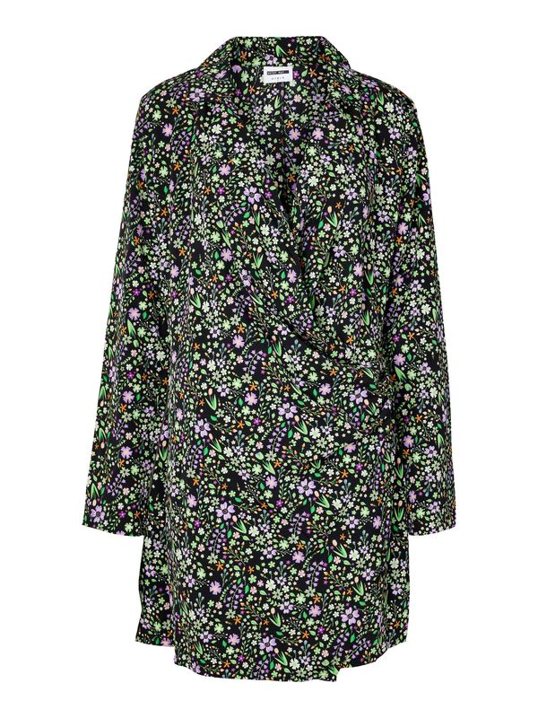 Noisy may Noisy may Рокля тип риза 'Devon'  зелено / лилав / оранжево / черно