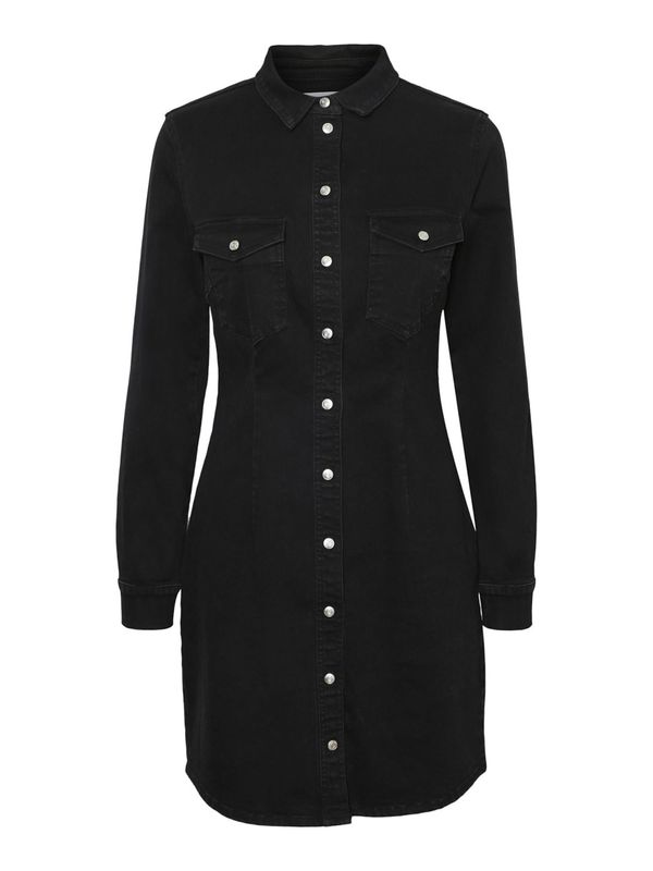 Noisy may Noisy may Рокля тип риза 'Joy'  черен деним