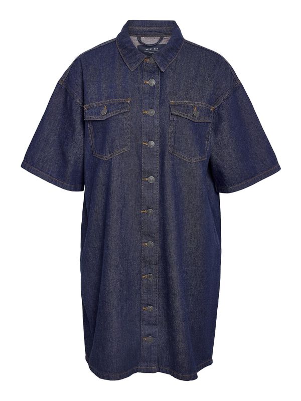 Noisy may Noisy may Рокля тип риза 'KINNA'  син деним