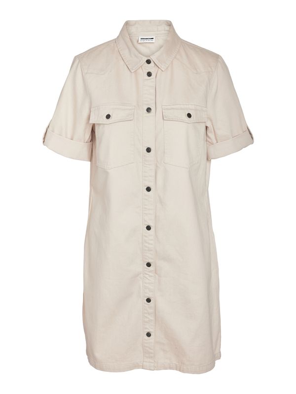 Noisy may Noisy may Рокля тип риза 'NEW SIGNE'  бежово