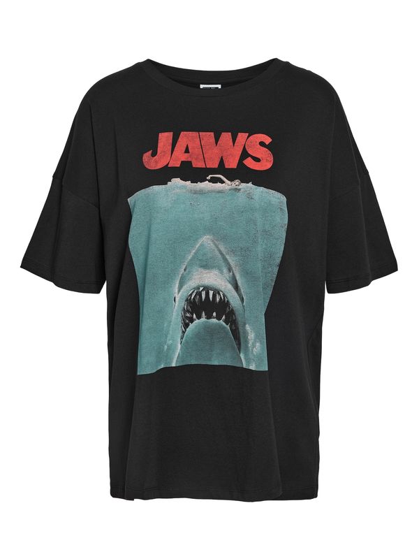 Noisy may Noisy may Тениска 'IDA JAWS'  тюркоазен / циан / червено / черно