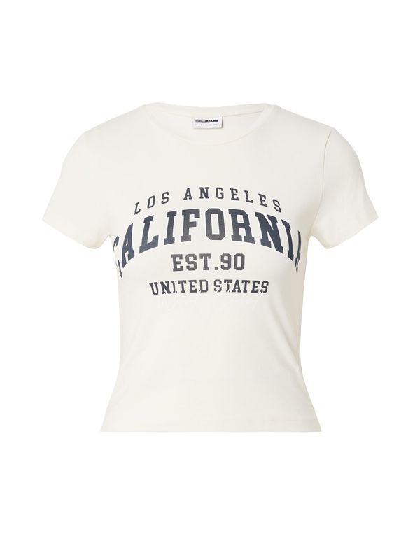 Noisy may Noisy may Тениска 'MOLLY'  слонова кост / тъмносиньо