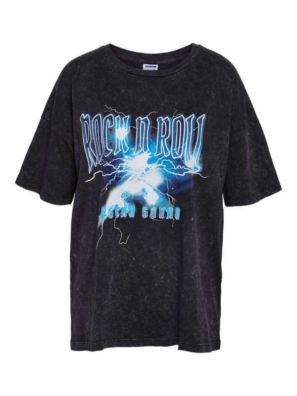 Noisy may Noisy may Тениска 'RENA'  нейви синьо / черно / мръсно бяло