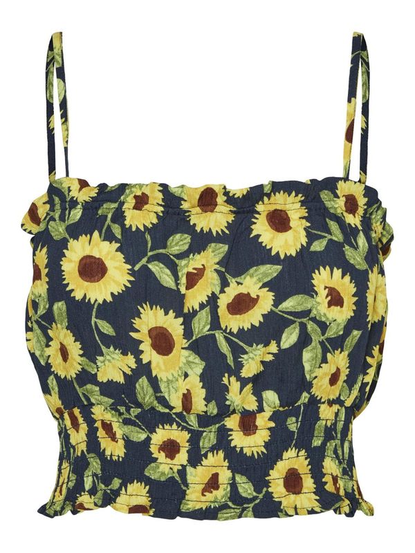 Noisy may Noisy may Топ  тъмносиньо / пуебло оранжево-кафяво / жълто / светлозелено