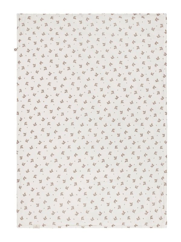 Noppies Noppies Бебешко одеяло 'Blooming Clover'  каки / бяло