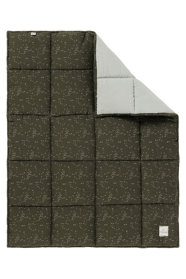 Noppies Noppies Бебешко одеяло 'Botanical'  светлосиво / каки / бяло