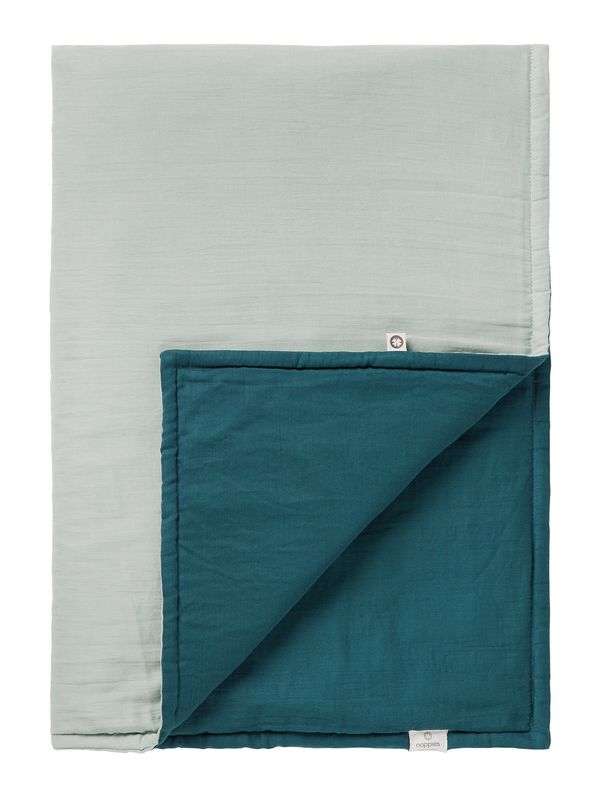 Noppies Noppies Бебешко одеяло  петрол / мента