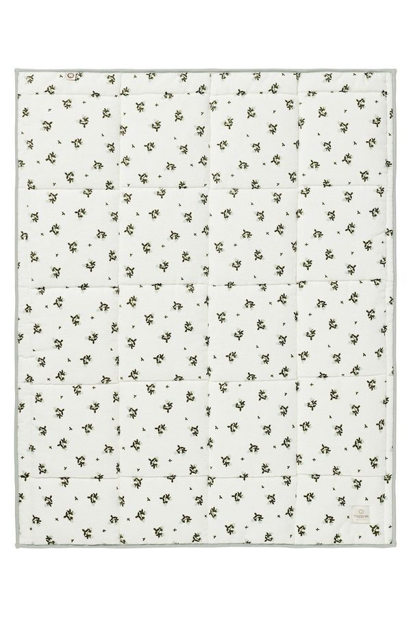 Noppies Noppies Бебешко одеяло  сиво / тревнозелено / бяло