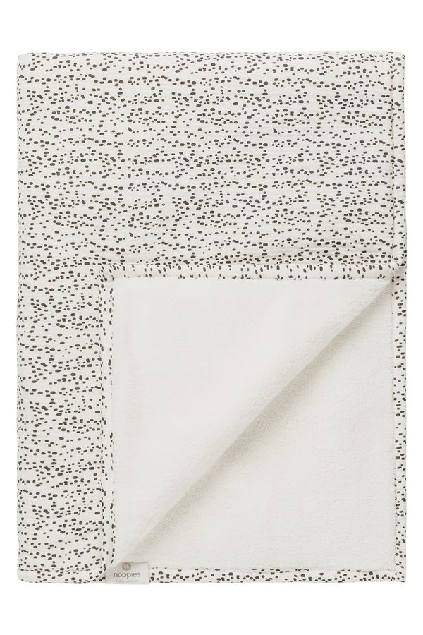 Noppies Noppies Бебешко одеяло  тъмнокафяво / естествено бяло