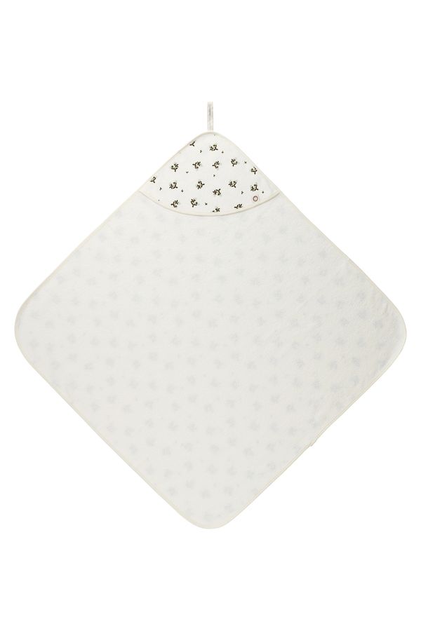 Noppies Noppies Халат за баня 'Blooming Clover'  мента / елхово зелено / бяло