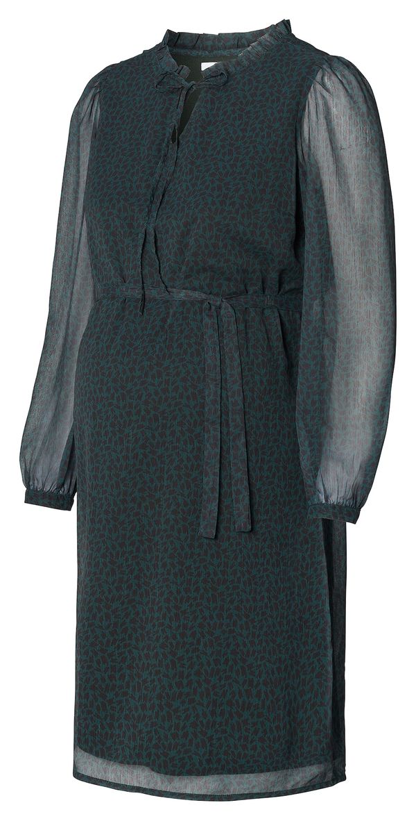 Noppies Noppies Рокля тип риза 'Roser'  смарагдово зелено / черно