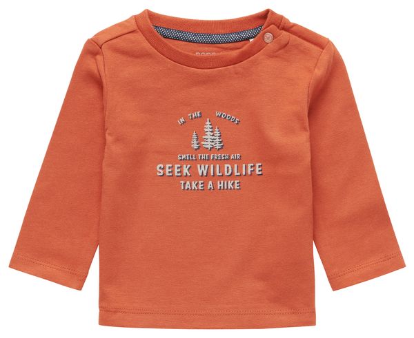 Noppies Noppies Тениска 'Jan Phyl'  тъмносиньо / оранжево / бяло