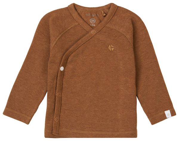 Noppies Noppies Тениска 'Nanyuki'  кафяво / бяло