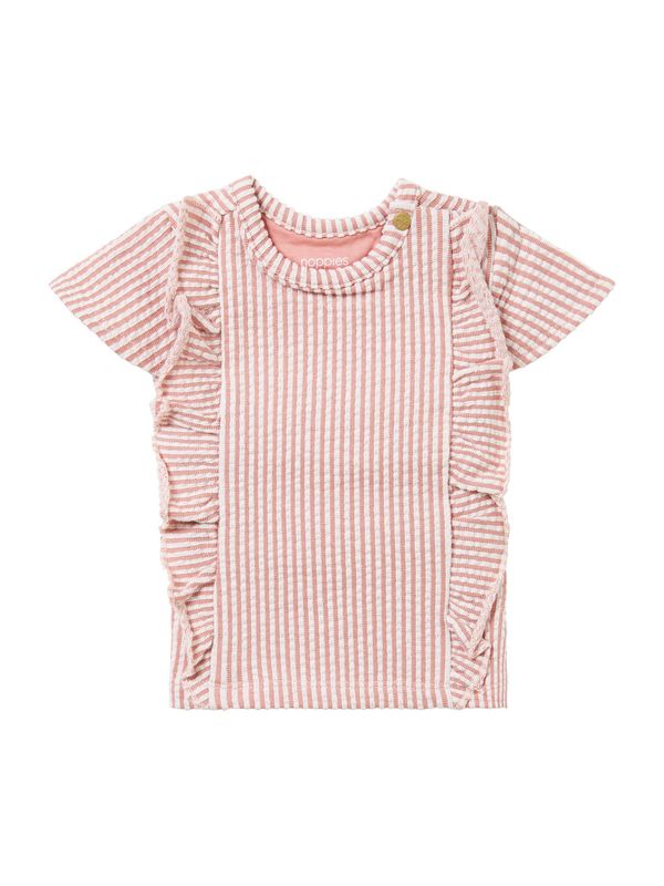 Noppies Noppies Тениска 'Niceville'  червено / бяло
