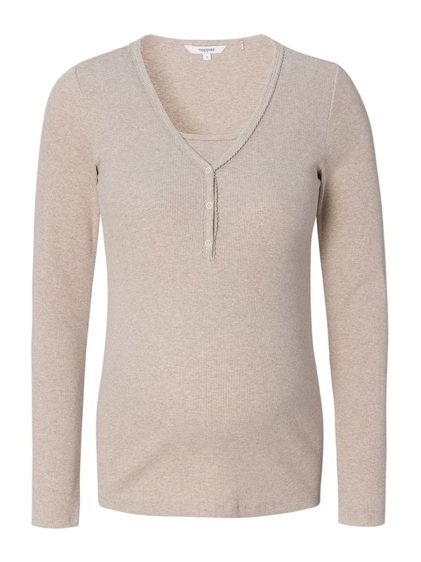 Noppies Noppies Тениска за спане 'Amala'  сиво-бежово