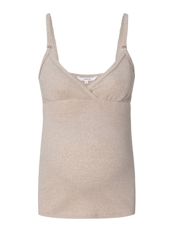 Noppies Noppies Тениска за спане 'Maja'  сиво-бежово